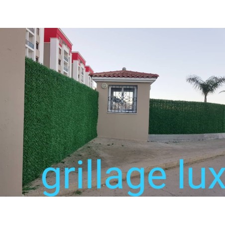 Grillage décoratif vert